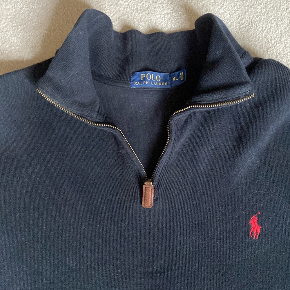 Ralph Lauren Quarter Zip Pullover Sweatshirt